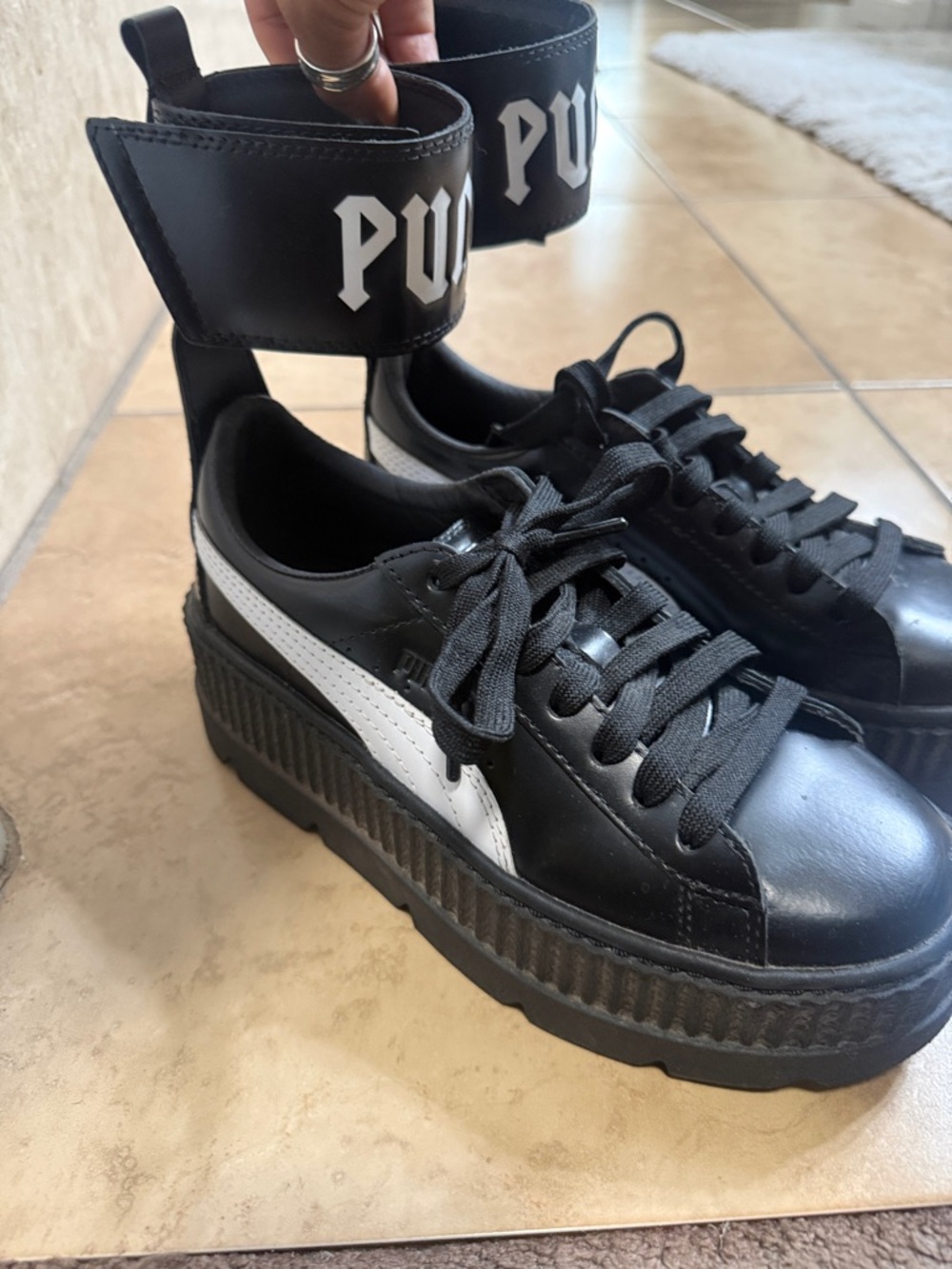 Women's Puma Fenty by Rihanna Ankle Strap Platform Sneakers